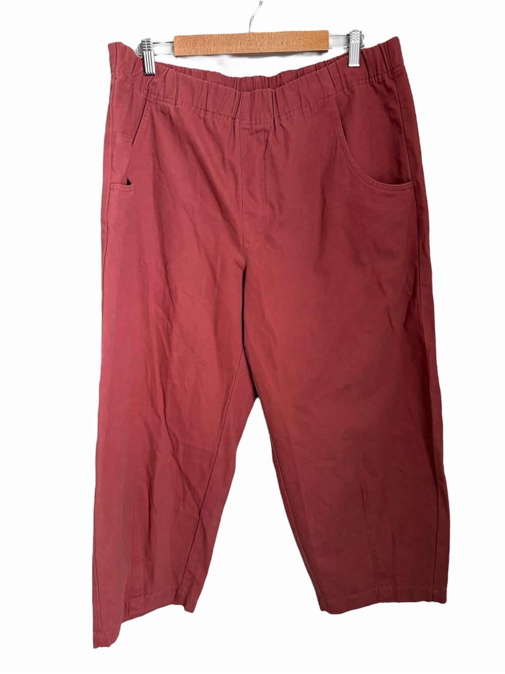 Universal Thread Women's Elastic Waist Cropped Trousers